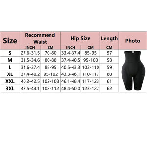 Hip Shapewear Panties Women Butt Lifter Shaper Panties Sexy Body Shaper Push Up Panties Hip Enahncer Shapewear with Pads