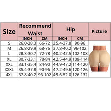 Load image into Gallery viewer, Padded Butt lifter Corrective Underwear Butt Enhancer Body Shaper Modeling Strap Fake Hip Shapwear Underwear Push Up Panties
