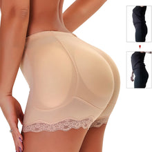 Load image into Gallery viewer, Padded Butt lifter Corrective Underwear Butt Enhancer Body Shaper Modeling Strap Fake Hip Shapwear Underwear Push Up Panties
