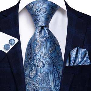 NAVY BLUE 63INCHES SILK MENS TIE SET EXTRA LONG TIES FOR MEN HANDKERCHIEF WOVEN CLASSIC MENS 160CM NECKTIE POCKET SQUARE HI-TIE