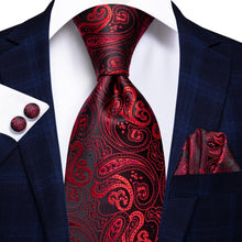 Load image into Gallery viewer, NAVY BLUE 63INCHES SILK MENS TIE SET EXTRA LONG TIES FOR MEN HANDKERCHIEF WOVEN CLASSIC MENS 160CM NECKTIE POCKET SQUARE HI-TIE
