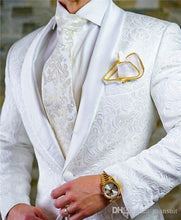Load image into Gallery viewer, ROYAL BLUE GROOMS MAN SHAWL LAPEL GROOM TUXEDO MEN&#39;S TWO-PIECE SUIT WEDDING/PROM/DINNER BEST MAN SUIT JACKET (JACKET+TROUSERS)
