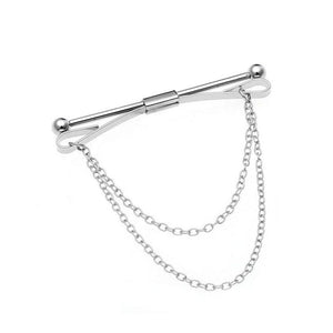 MEN COLLAR PIN NECKTIE CLIP BAR CHAIN SHIRT COLLAR PIN WEDDING GIFT SUIT BROOCH LAPEL PIN CLOTHING ACCESSORIES