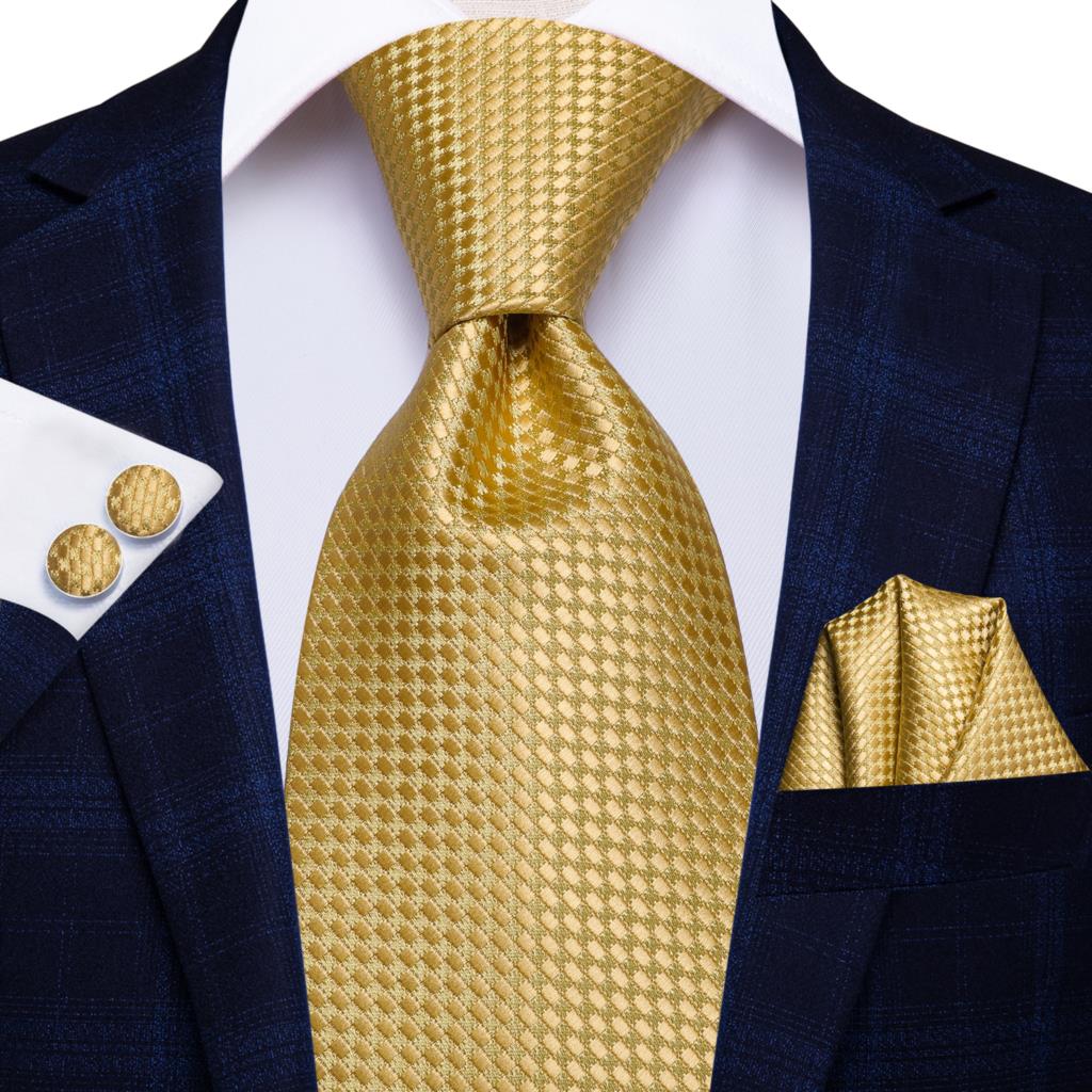 NAVY BLUE 63INCHES SILK MENS TIE SET EXTRA LONG TIES FOR MEN HANDKERCHIEF WOVEN CLASSIC MENS 160CM NECKTIE POCKET SQUARE HI-TIE