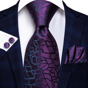 NAVY BLUE 63INCHES SILK MENS TIE SET EXTRA LONG TIES FOR MEN HANDKERCHIEF WOVEN CLASSIC MENS 160CM NECKTIE POCKET SQUARE HI-TIE