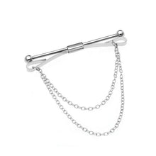 Load image into Gallery viewer, MEN COLLAR PIN NECKTIE CLIP BAR CHAIN SHIRT COLLAR PIN WEDDING GIFT SUIT BROOCH LAPEL PIN CLOTHING ACCESSORIES
