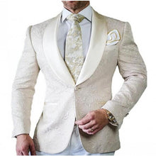 Load image into Gallery viewer, ROYAL BLUE GROOMS MAN SHAWL LAPEL GROOM TUXEDO MEN&#39;S TWO-PIECE SUIT WEDDING/PROM/DINNER BEST MAN SUIT JACKET (JACKET+TROUSERS)
