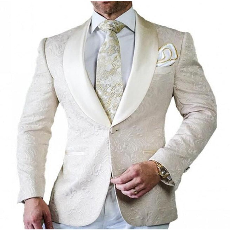 ROYAL BLUE GROOMS MAN SHAWL LAPEL GROOM TUXEDO MEN'S TWO-PIECE SUIT WEDDING/PROM/DINNER BEST MAN SUIT JACKET (JACKET+TROUSERS)