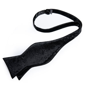 BLACK FLORAL MEN BOW TIE SET FORMAL BUSINESS PARTY BOWKNOT ACCESSORIES METAL BROOCH CHAIN MEN GIFT BUTTERFLY CRAVAT DIBANGU