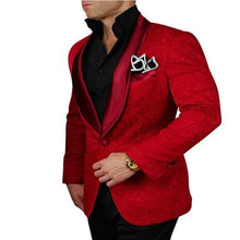 Load image into Gallery viewer, ROYAL BLUE GROOMS MAN SHAWL LAPEL GROOM TUXEDO MEN&#39;S TWO-PIECE SUIT WEDDING/PROM/DINNER BEST MAN SUIT JACKET (JACKET+TROUSERS)
