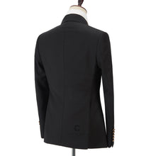 Load image into Gallery viewer, GRAOOM MEN SUITS DOUBLE BREASTED COSTUME HOMME TAILOR-MADE TUXEDO 2 PIECES BLAZER VEST PANT WEDDING PARTY GROOM A24-47
