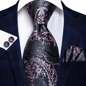 NAVY BLUE 63INCHES SILK MENS TIE SET EXTRA LONG TIES FOR MEN HANDKERCHIEF WOVEN CLASSIC MENS 160CM NECKTIE POCKET SQUARE HI-TIE