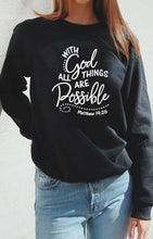 Load image into Gallery viewer, WITH GOD ALL THINGS ARE POSSIBLE
